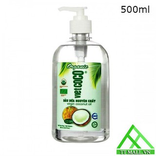Dầu Dừa Nguyên Chất 100% Organic Vietcoco 500ml - Chai Xịt