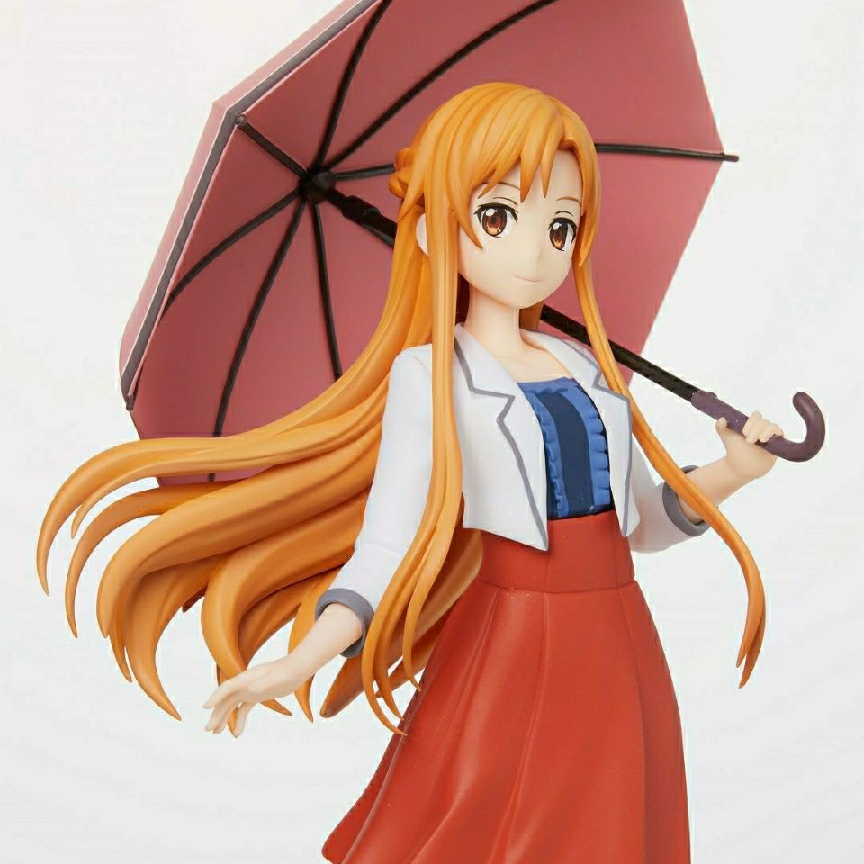 2019 New Sword Art Online Asuna Yuuki Asuna Umbrella Thường phục Phong cảnh Hình người mẫu