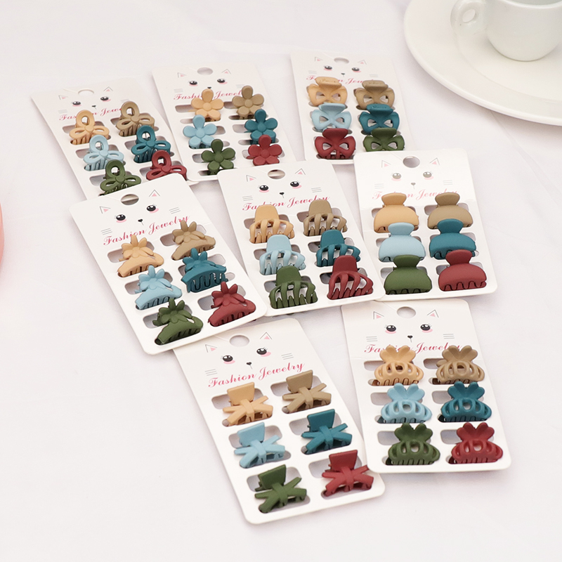 Set 6 kẹp tóc nhiều kiểu dáng tùy chọn xinh xắn dành cho nữ