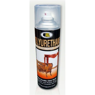 Sơn Xịt PU bóng gỗ Bosny 600ml / Sơn xịt tạo bóng cho nội thất gỗ cao cấp Thái lan