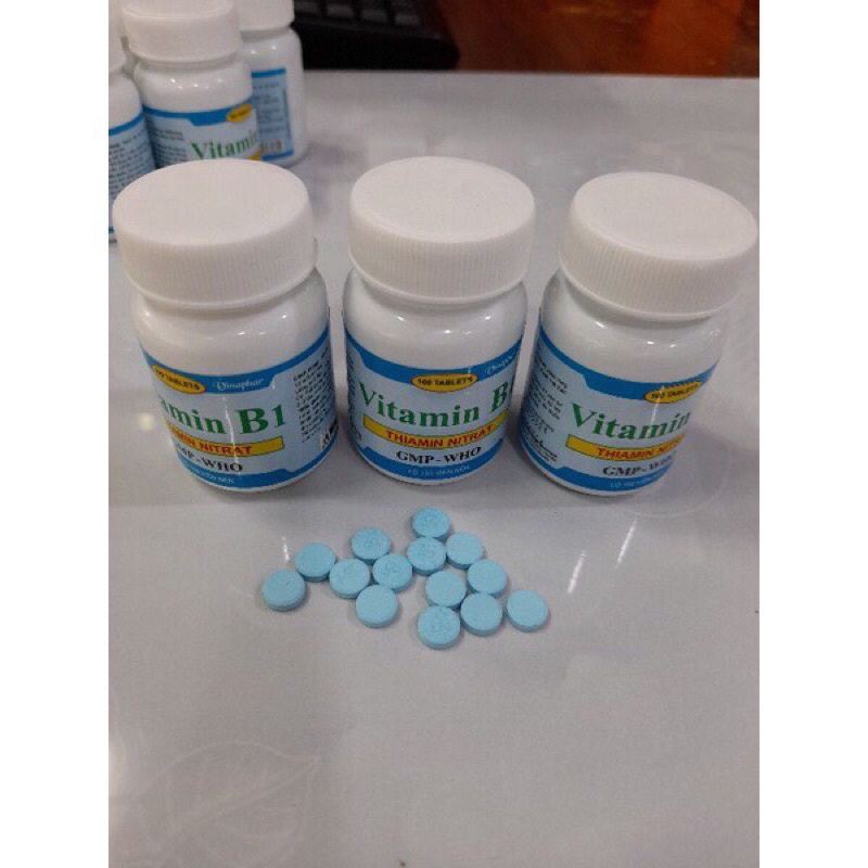 Vitamin b1 lọ 100 viên màu xạnh