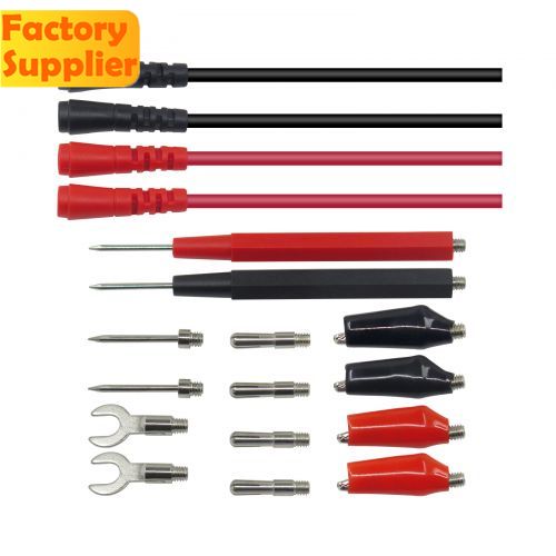 Bộ đầu thử nghiệm pcbfun P1500 kẹp cá cấu/phích cắm chuối/kẹp chốt cho đồng hồ vạn năng