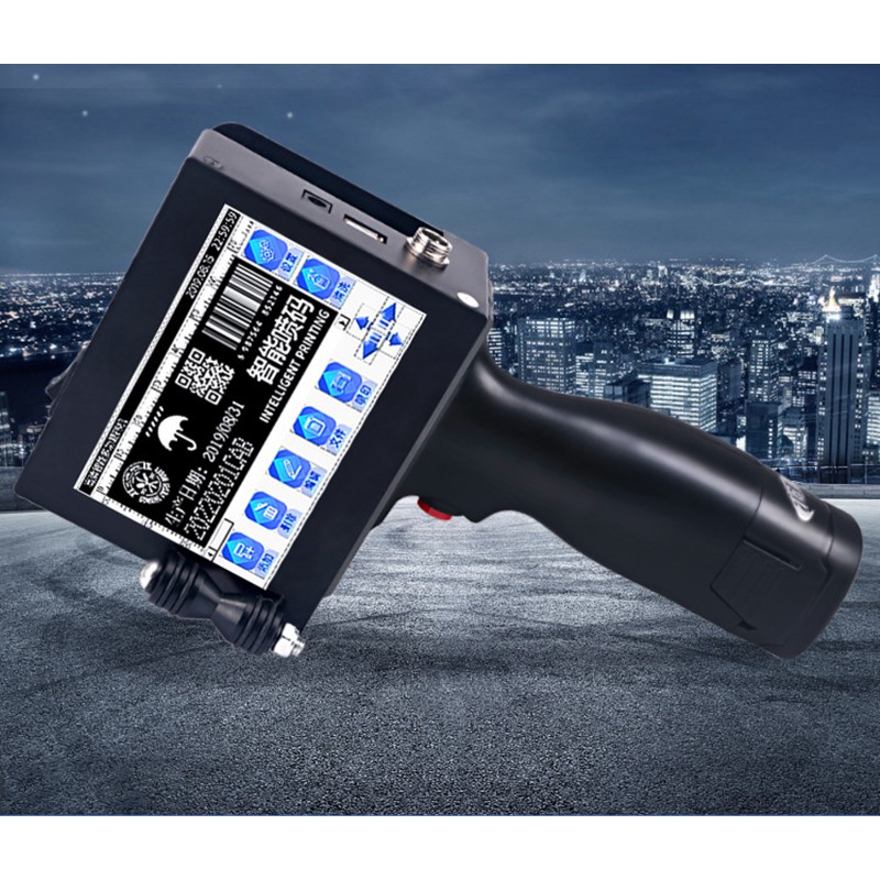 Máy in phun cầm tay in ấn đa năng QR code, logo LCD Printing USB có hộp mực - 195-2020 | BigBuy360 - bigbuy360.vn