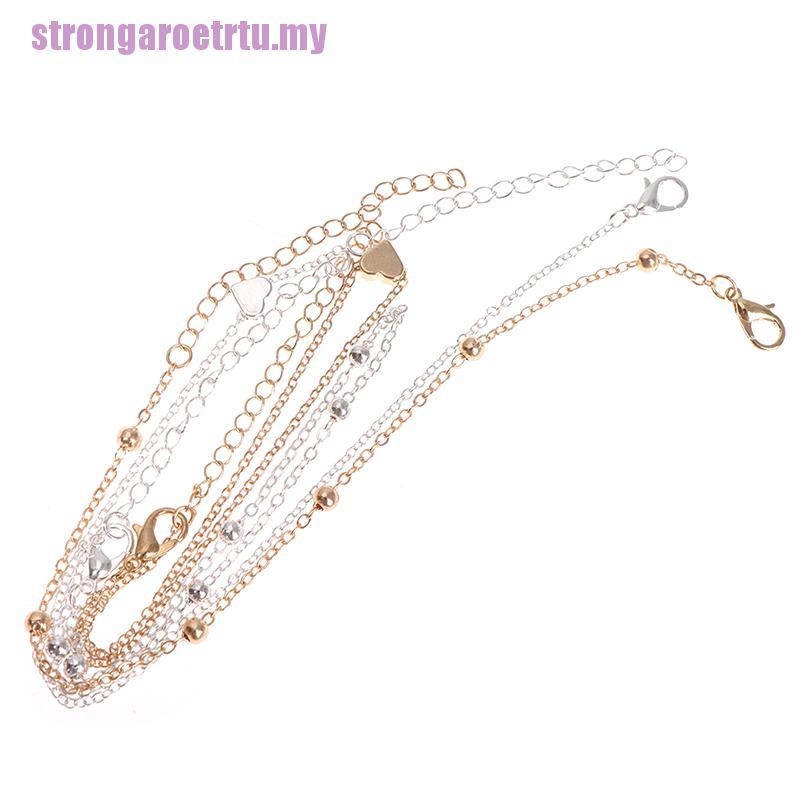 Lắc Chân Hai Lớp Hình Trái Tim Thời Trang Cho Nữ | BigBuy360 - bigbuy360.vn