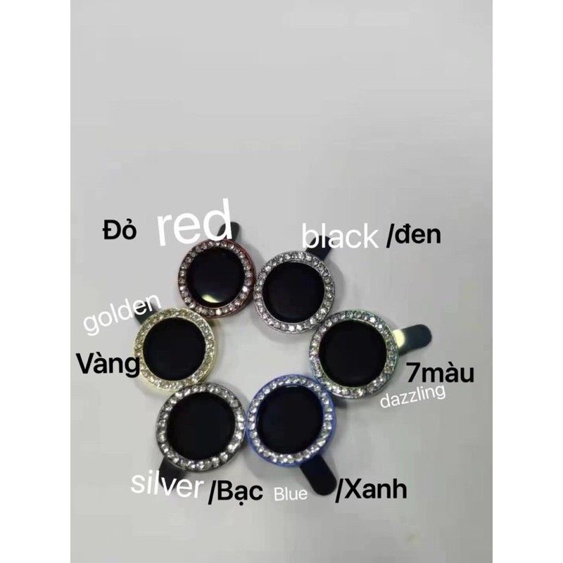 Bộ 3 dán mắt camera kim cương đính đá cho iPhone 13 pro max/13 pro/13/13 mini/, 12, 12 Pro Max, 11, 11 pro,11 pro max.