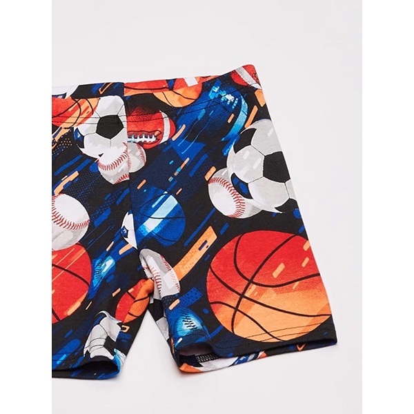 Quần Short Đùi Ngắn Cho Bé PLACE Hàng Xuất Dư Xịn Chất Mịn Đẹp 100% Cotton In Hình Quả Bóng Dễ Thương