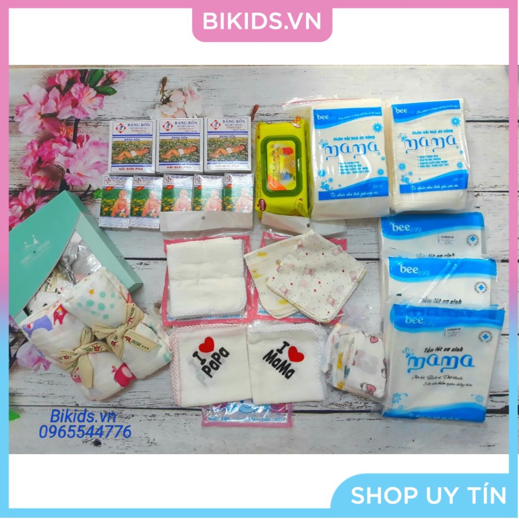 Set đồ dùng vệ sinh cho bé cao cấp SET01B