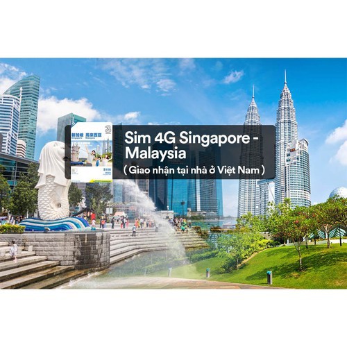 Sim Singapore-Malaysia 6 Ngày Full 4G