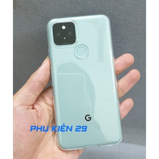 [Google Pixel 5/ 5A 5G] Ốp lưng silicon dẻo trong cao cấp