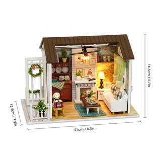 MÔ HÌNH LẮP RÁP NHÀ 3D MINI DIY CUTE ROOM