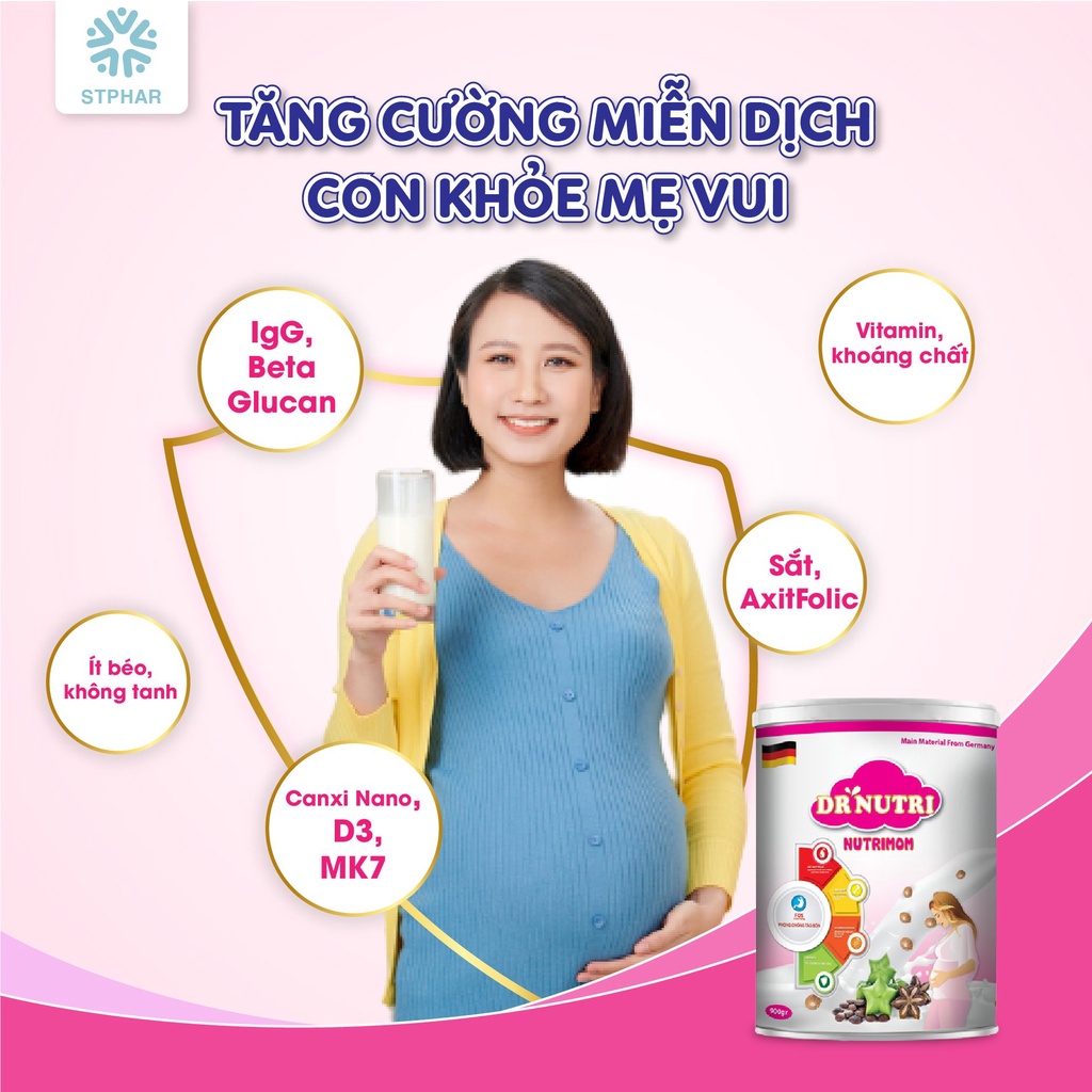 Sữa bột dành cho mẹ bầu Dr Nutri Mom 900g