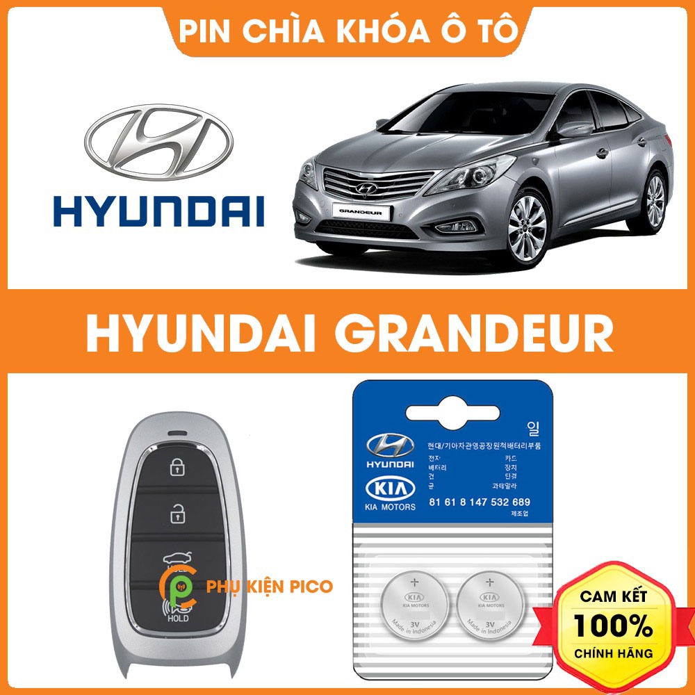 Pin chìa khóa ô tô Hyundai Grandeur chính hãng sản xuất theo công nghệ Nhật Bản – Pin chìa khóa Hyundai Grandeur