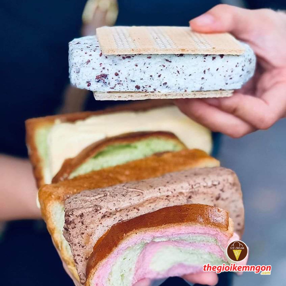Kem kẹp Singapore Hawker Pack  + 8 cặp bánh xốp