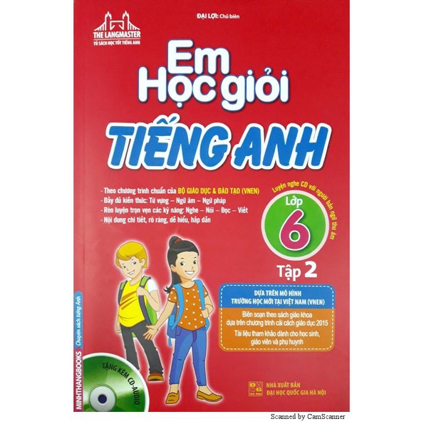 Sách Combo The Langmaster - Em học giỏi tiếng Anh lớp 6 (Bộ 2 Tập) tái bản mới