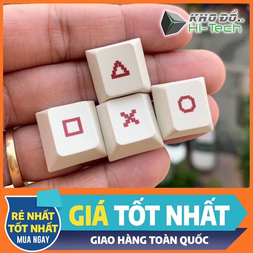 Nút keycap lẻ Game 8bit Retro 💖 𝘍𝘳𝘦𝘦𝘴𝘩𝘪𝘱 💖 Cherry profile | Chất liệu PBT dày 1.5mm, công nghệ in Dye-sub bền ký tự