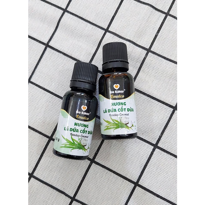 Hương tạo màu lá dứa cốt dừa Bio Baker 20g ⚡ HÀNG CHẤT LƯỢNG⚡ Tinh chất hương rất thơm ngon