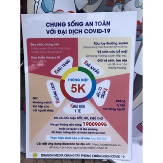 Decal thông điệp 5k