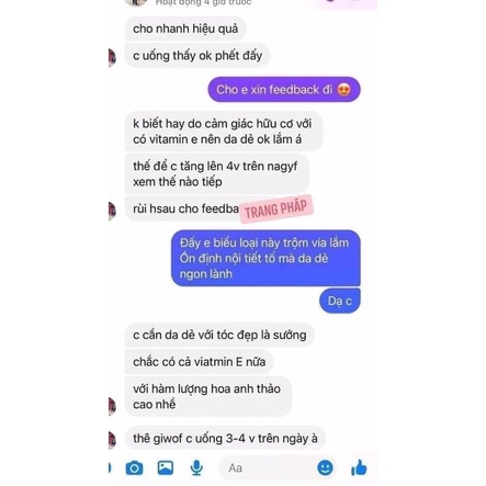 Viên uống hoa anh thảo hữu cơ