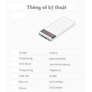 Sạc dự phòng Yoobao P10000L 10000mAh