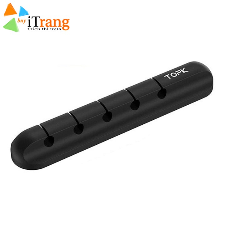 Thanh dán silicon kẹp cố định dây cáp sạc, dây điện, tai nghe, sắp xếp gọn gàng | BigBuy360 - bigbuy360.vn