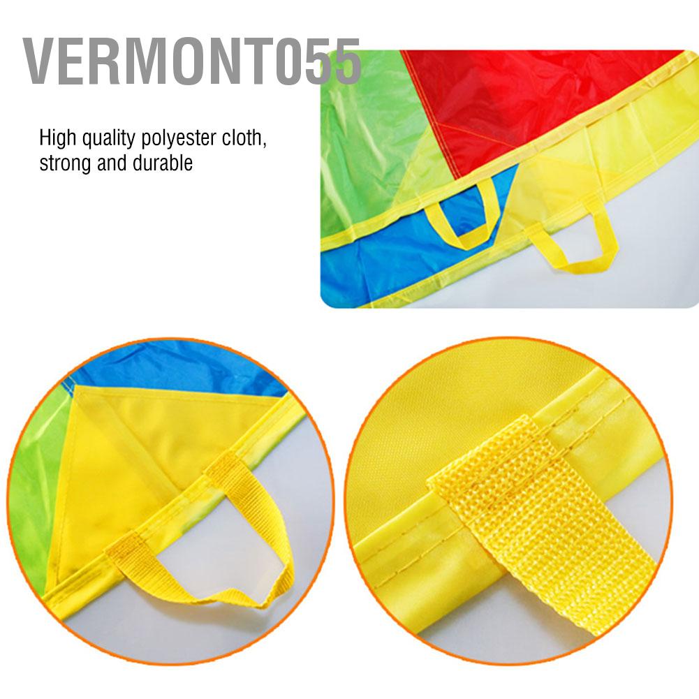 Hot Deals1.8m Jump-sack Rainbow Umbrella Kids Play Parachute Sport Activity Game AccessorySpot ExpressVermont055
