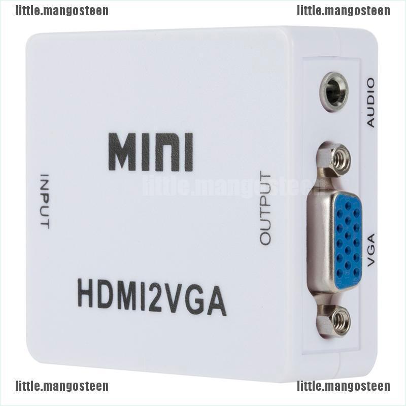 Hộp Chuyển Đổi Vga Sang Hdmi Full Hd 1080p Cho Pc Laptop Dvd Hdtv