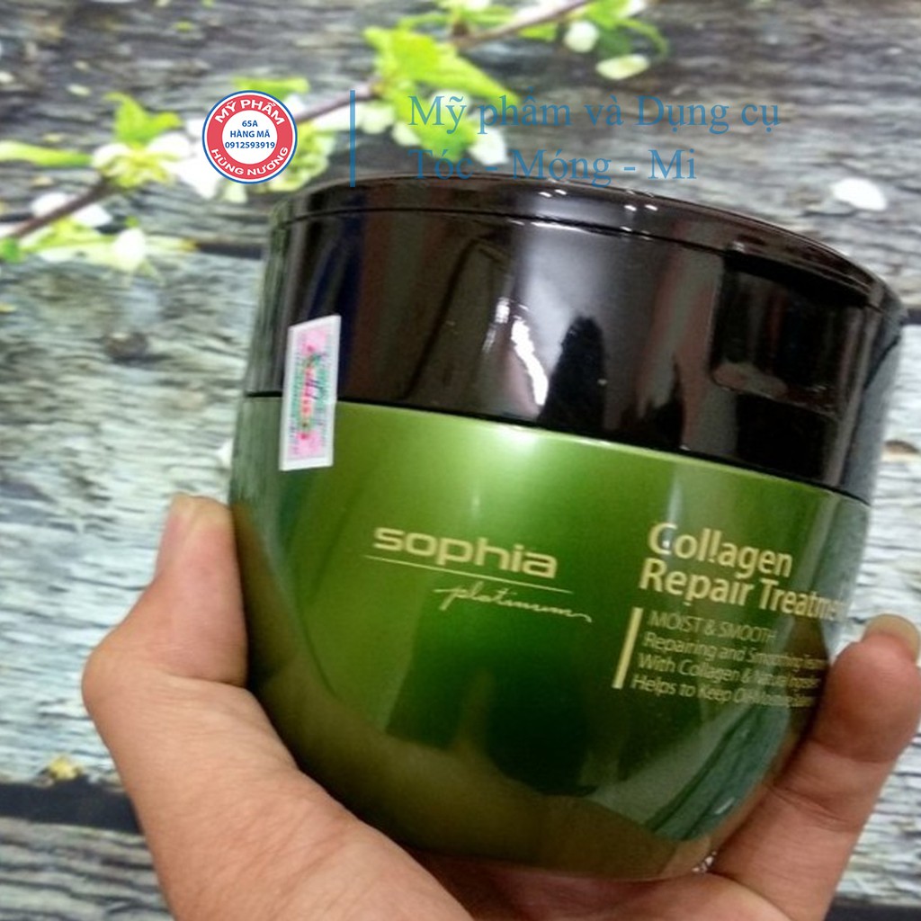 Dầu hấp tóc sophia collagen 500ml