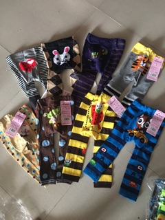 Combo 5 quần tất len moing thú +5 quâng cotton moing thú
