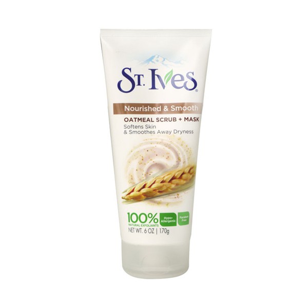 🌸🌸Sửa Rửa Mặt St.Ives Tẩy Tế Bào Chết Smooth & Nourished - Lúa mạch