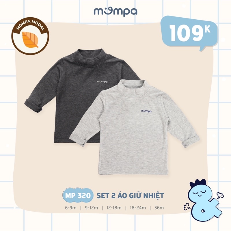 Set áo giữ nhiệt cho bé từ 6-36m