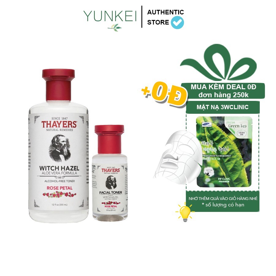 Nước hoa hồng ko cồn Toner Witch Hazel