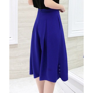 Quần Culottes Xếp Ly Lai Cong
