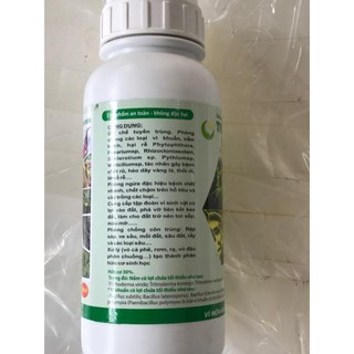 Nấm đối kháng Trichoderma Bacillus (dạng nước) chai 500ml