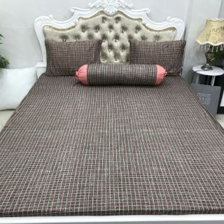 Bộ Drap Thun Hàn Quốc mát lạnh 4 món
