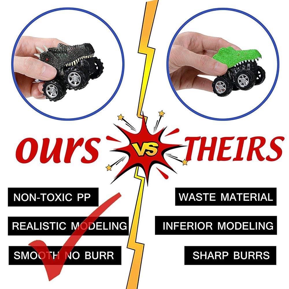 Xe Đồ Chơi Dạng Kéo Lùi Thú Vị Cho Các Bé