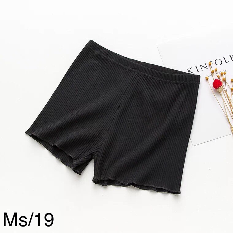 Quần mặc chống lộ chất thun tăm mát lạnh siêu co dãn siêu cần thiết Thời trang Banamo Fashion quần mặc chống lộ 641