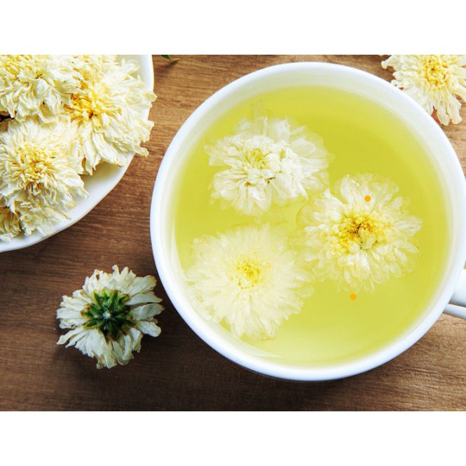 Trà hoa cúc trắng, , Bạch Cúc, giải nhiệt, dưỡng da, điều hòa cơ thể......