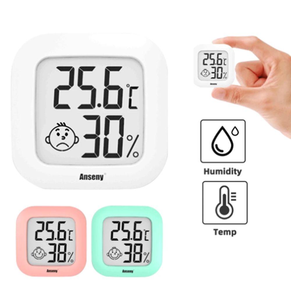 Nhiệt Kế Điện Tử Mini Có Đèn LED Đo Nhiệt Độ Và Độ Ẩm DAPHS