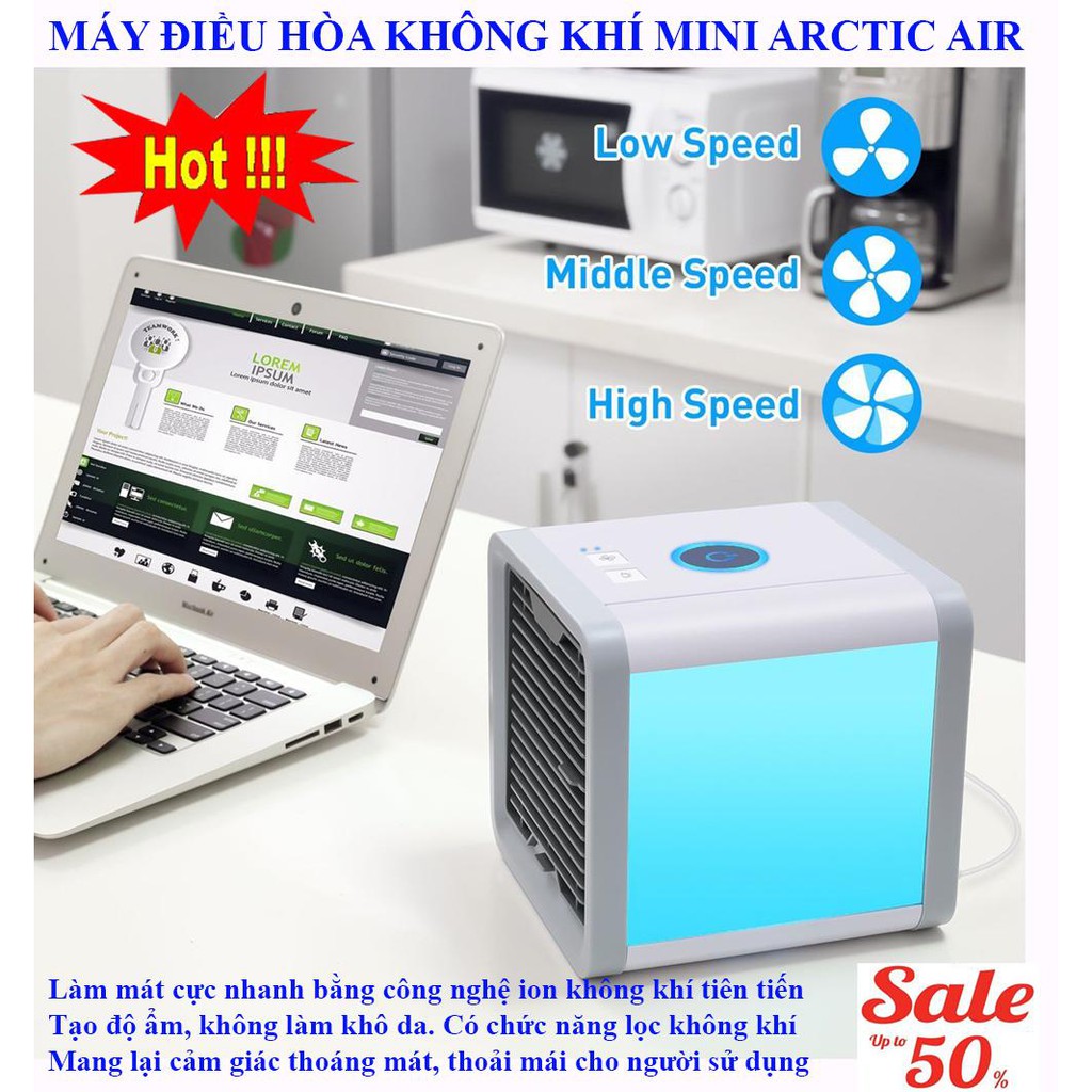 [FREE SHIP] QUẠT ĐIỀU HÒA KHÔNG KHÍ MINI SIÊU MÁT