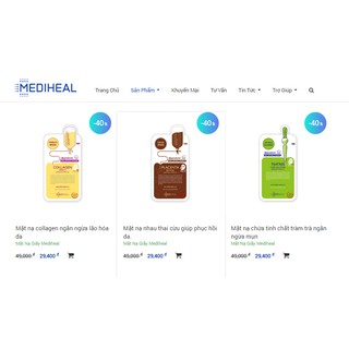 Mặt nạ Mediheal Essential Mask các loại