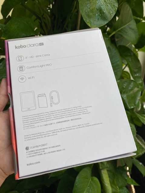 Máy đọc sách KOBO Clara HD - 8gb - Tặng kèm chống sốc và miếng dán | BigBuy360 - bigbuy360.vn