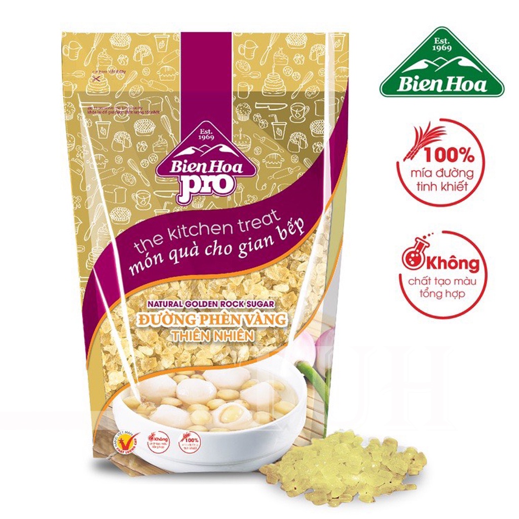 Đường Phèn Vàng Thiên Nhiên 500g-TUH