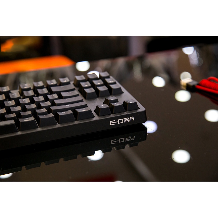 Bàn phím cơ chơi game không dây E-Dra EK387W Rgb - Led Rgb - Gateron swicth - Kết nối 3 chế độ