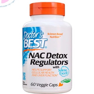 Viên uống NAC Detox Regulators- Doctor’s Best USA ( Lọ 60 viên)