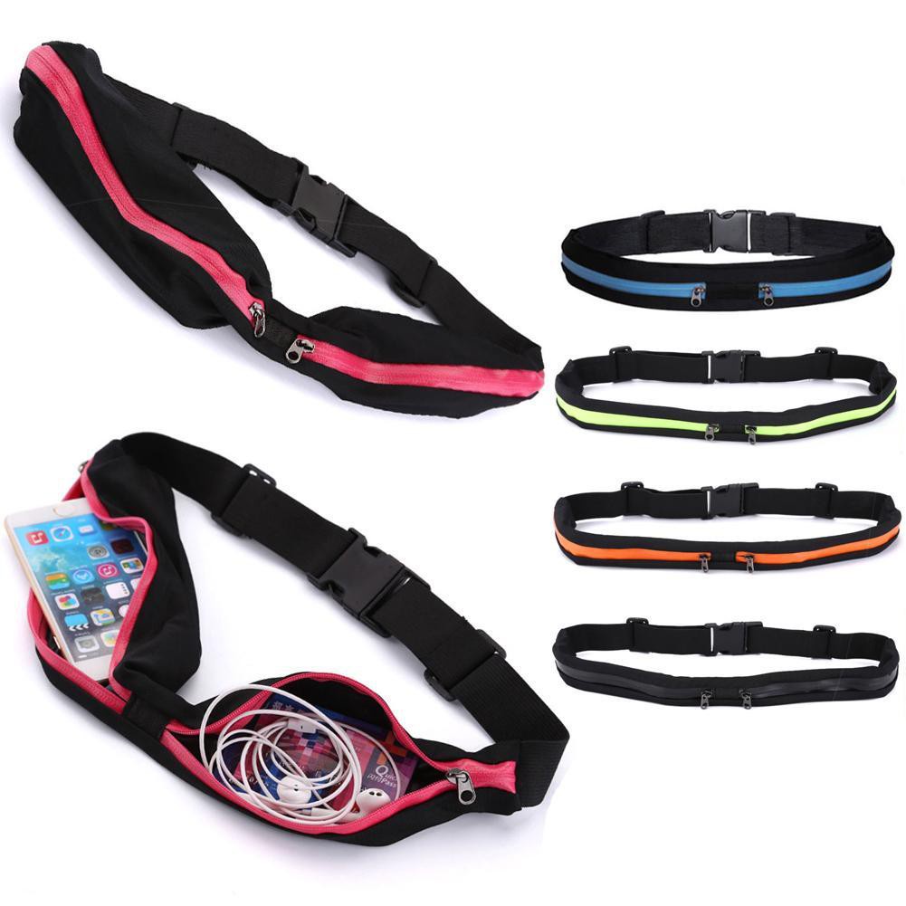 Unisex Running Bum Bag Travel Handy Hiking Sport Fanny Pack Waist Belt Zip Pouch