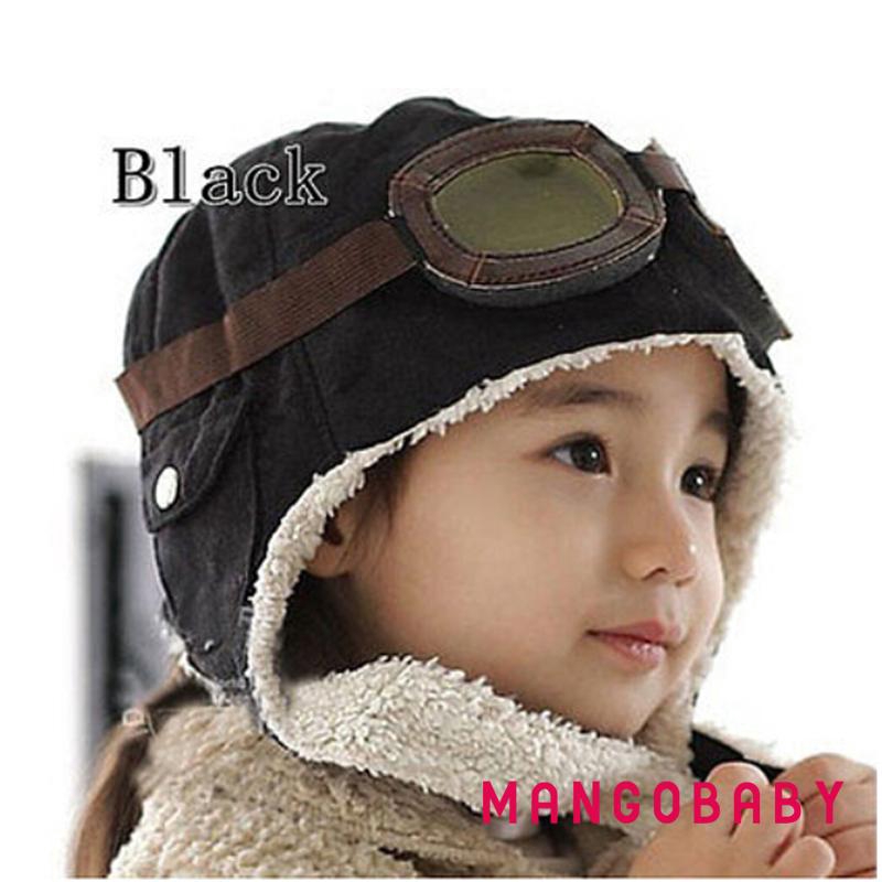 Mũ phi công trùm đầu xinh xắn phong cách thời trang cho bé