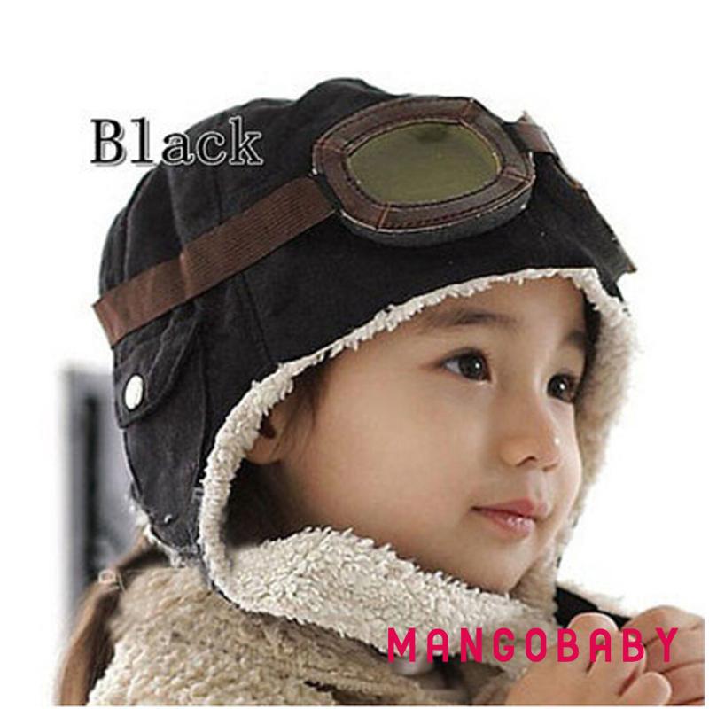 Mũ phi công trùm đầu xinh xắn phong cách thời trang cho bé