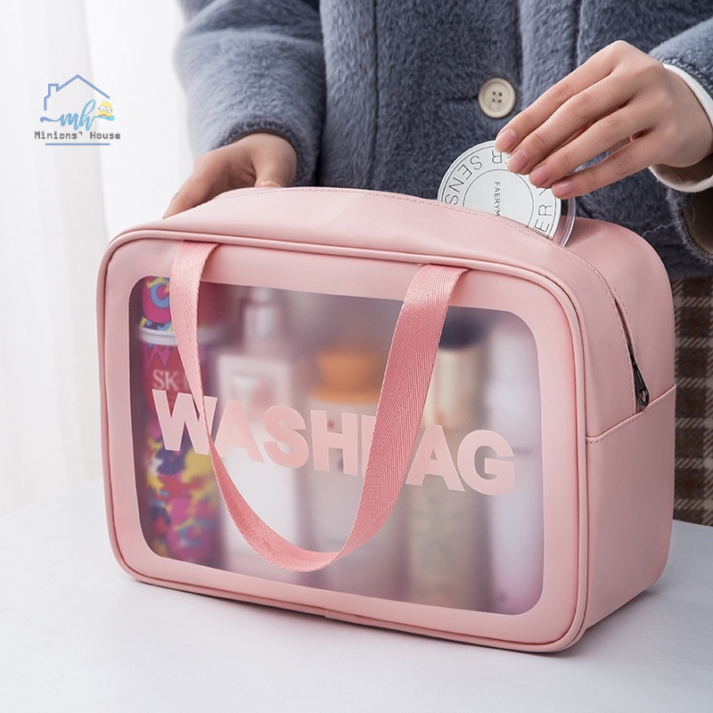 Túi đựng mỹ phẩm không thấm nước dung tích lớn, túi đựng xách tay