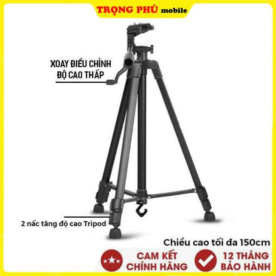 Gậy Tripod 3 chân 3366 cao 150cm cao cấp