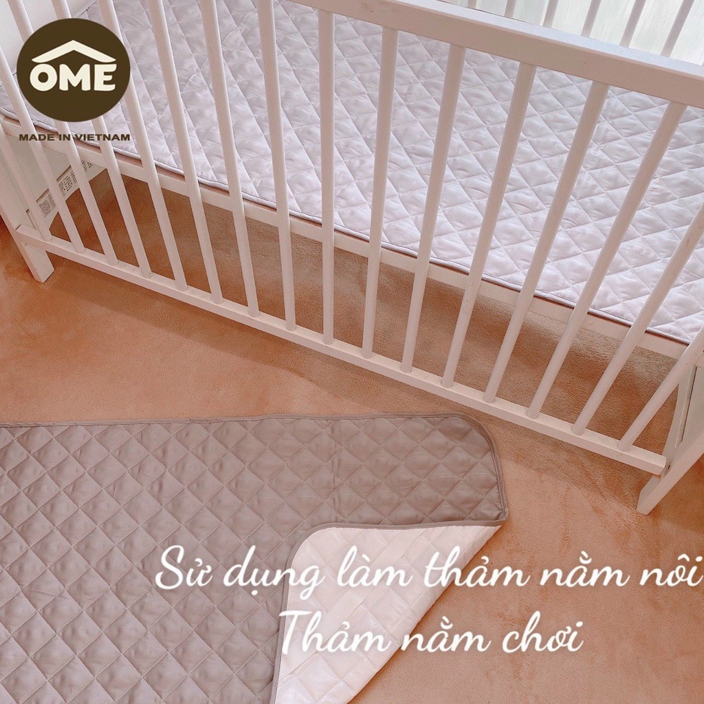 Lót / Topper Chống Thấm Ome 2020 Cho Bé Chất Liệu 100% Cotton Hữu Cơ Siêu Mềm Mại, Thoáng Khí